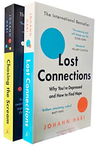 Bloomsbury Publishing Johann Hari Collection 2 Books Set (Chasing the Scream, Lost Connections)