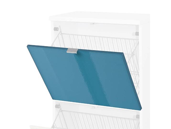 Porte abattante 52 x 52 x 3cm Bleu