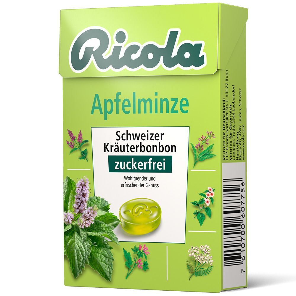 Ricola o.Z.Box Apfelminze Bonbons 50 g
