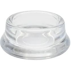 WAGNER Möbeluntersetzer rund Rohr 4tlg. - Durchmesser Ø 15/25 x 11 mm, Abrieb 4 mm, Kunststoff transparent - 15041599