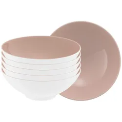 Seltmann Life Fashion Dessertschalen, Schüssel + Schale, Rosa, Weiss