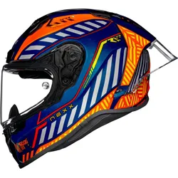 Nexx X.R3R Out Brake, Integralhelm - Matt Dunkelblau/Neon-Grün - L