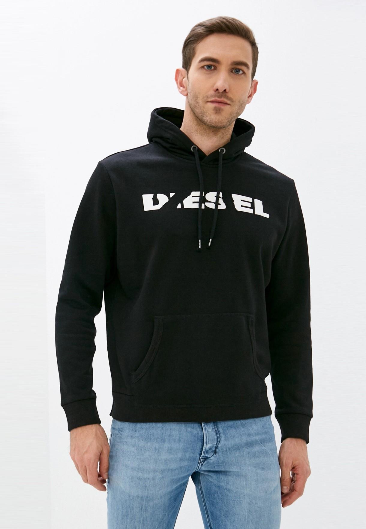 Diesel S Agnes BRO Herren Sweat Hoodie in schwarz