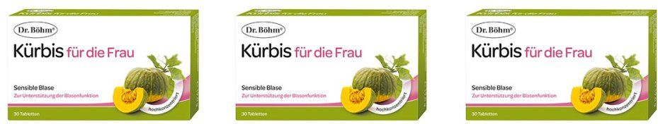Dr. Böhm Kürbis für die Frau 3x30stk