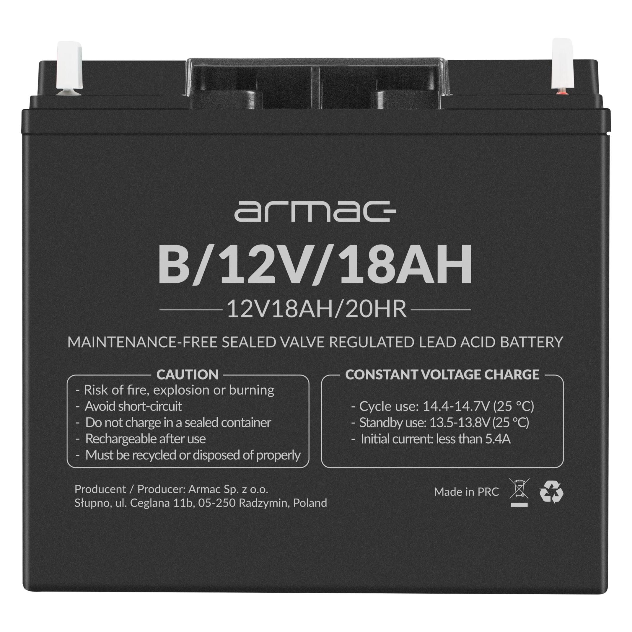 Armac Universal-Gel-Akku für Ups B/12V/18Ah (B/12V/18AH)