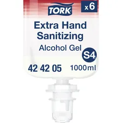 Tork Extra Händedesinfektionsgel S4, Desinfektionsmittel ohne klebrige Rückständ...