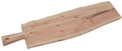 IH Casa Decor "Acacia Wooden Rectangle Live Edge Serving Board 27"""
