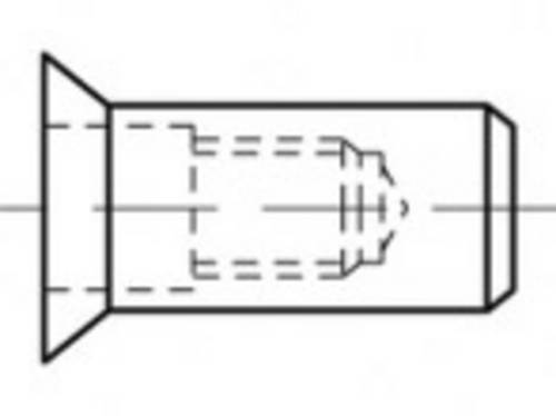 TOOLCRAFT TO-5455284 Blindnietmutter M5 500St.