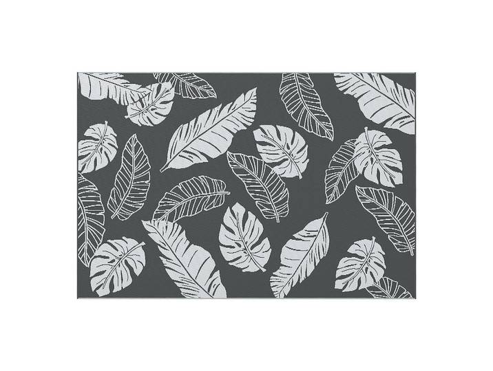 ComfortXL Outdoor-Teppiche De-10947 Grau/Weiß, Grau, Weiß, Kunststoff, 274x182 cm, Teppiche und Böden, Teppiche, Outdoorteppiche