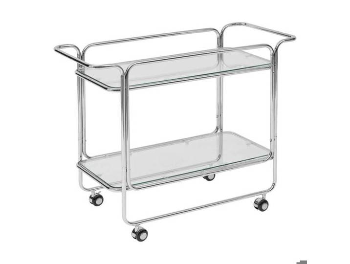 Desserte Hornell argent 92x40cm