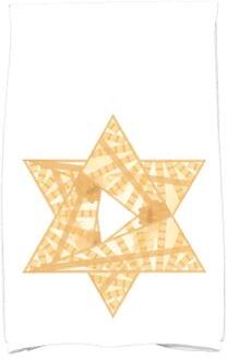 E by Design 18 x 30-inch Star Mosaic Holiday Geometric Print Kitchen Towel