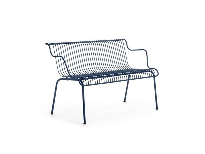 MAGIS banc pour l'extérieur SOUTH (Bleu nuit - Acier verni)