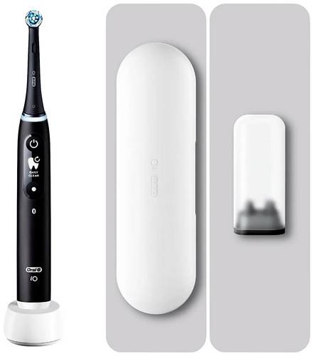 Oral-B iO Series 6 Black Lava JAS22 Elektrische Zahnbürste Schwarz