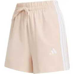 ADIDAS Damen Shorts Essentials 3-Streifen Cotton, Größe S in Pink Pink