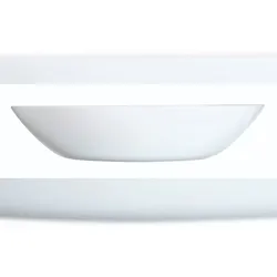 aro Teller Opal, Opal, Ø 20 cm, tief, weiß, 6 Stück