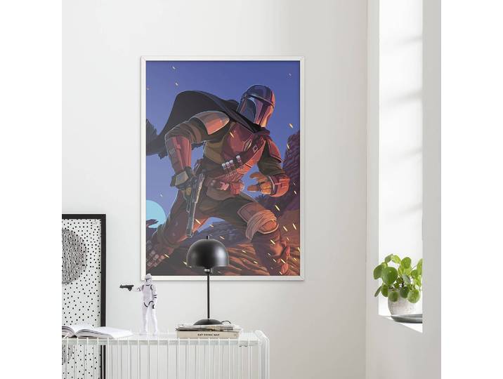 Tableau déco Ambush Papier photo avec surface satinée et haute résistance à la lumière Multicolore 50 x 70cm