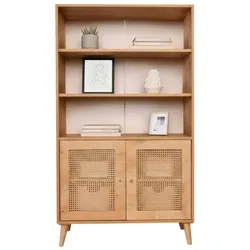Dmora Kommode Dgonz, Wohnzimmerbuffet, Wohnzimmer-Sideboard, Moderne Küchen-Speisekammer, 90x40h110 cm, Eiche