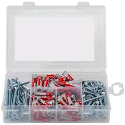 Fischer Dübelsortiment Meister-Box Wohnraum + Schrauben (160 Teile) - 535972