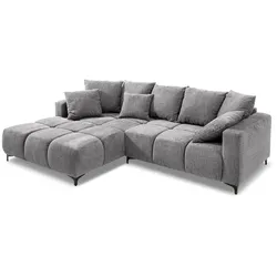 filippo Ecksofa Cleo Stoff Grau