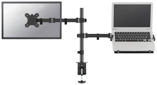 Neomounts FPMA-D550NOTEBOOK Monitor-Tischhalterung 2 Display(s) 25,4cm (10") - 81,3cm (32") Schwarz Schwenkbar, Rotierbar