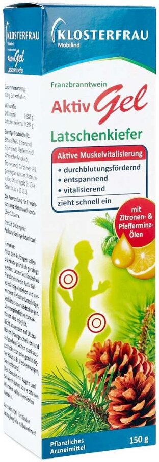 Klosterfrau Aktiv Franzbranntwein-Gel Latschenkiefer 150g