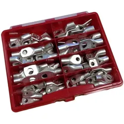 Kalitec, Kabelverbindung, Rohrkabelschuh Starter Set Sortimentskasten 25-50mm2 inkl. Crimpzange TN70 SE 68 Quetschverbinder I