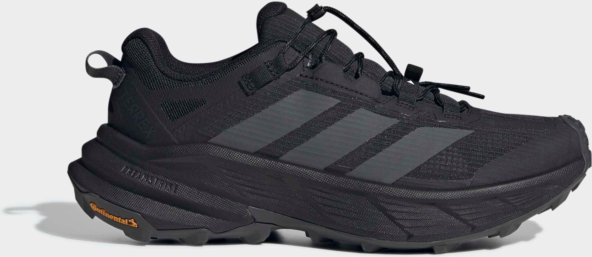 Wanderschuh ADIDAS TERREX "FREEHIKER SL GORE-TEX", Herren, Gr. 42,5, schwarz (core schwarz, grau six, grau six), Textil, Schuhe Wanderschuh, wasserdicht dank Gore-Tex Membrane core schwarz, grau six, grau six 42,5