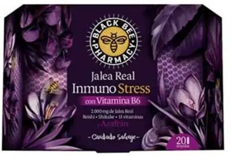 BLACK BEE PHARMACY Jalea Real Inmuno Stress 20 Ampollas