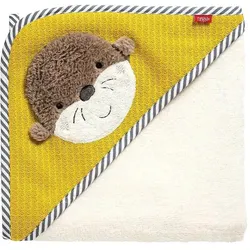 Fehn, Babybadetuch, Kapuzenbadetücher & Handtücher Kapuzenbadetuch 80 x 80 cm - Otter (80 x 80 cm)