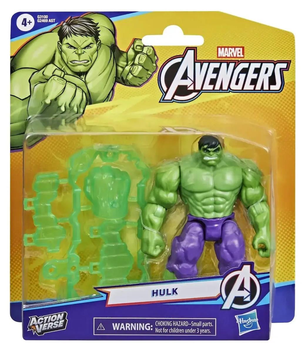 Hasbro Marvel ActionVerse Hulk Figurine, 11.4 cm