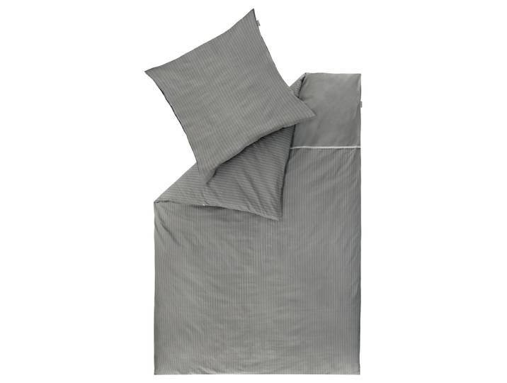 Housse de couette renforcée Twist 140 x 200 cm + coussin 70 x 90 cm Gris/Gris