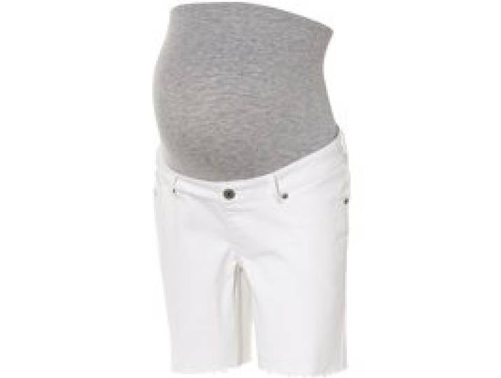 ESMARA® Short de grossesse en jean femme (blanc)