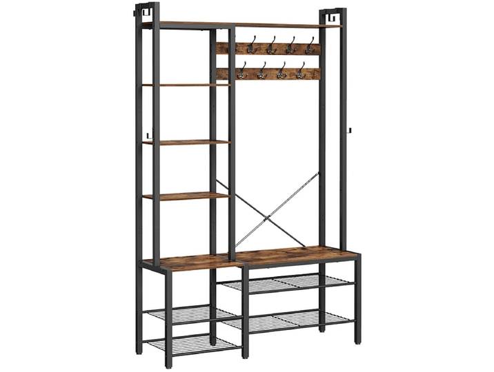 Garderobe SONGMICS HOLD 120x40x190cm braun