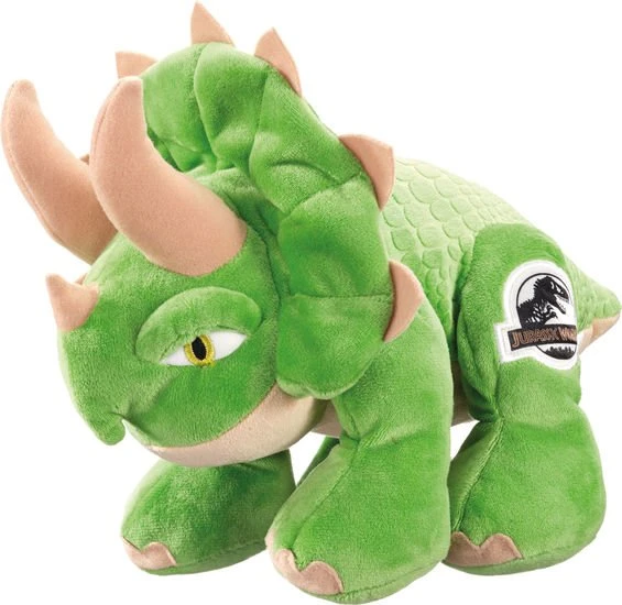 Schmidt Spiele Jurassic World, Triceratops (grün/beige, 25 cm)