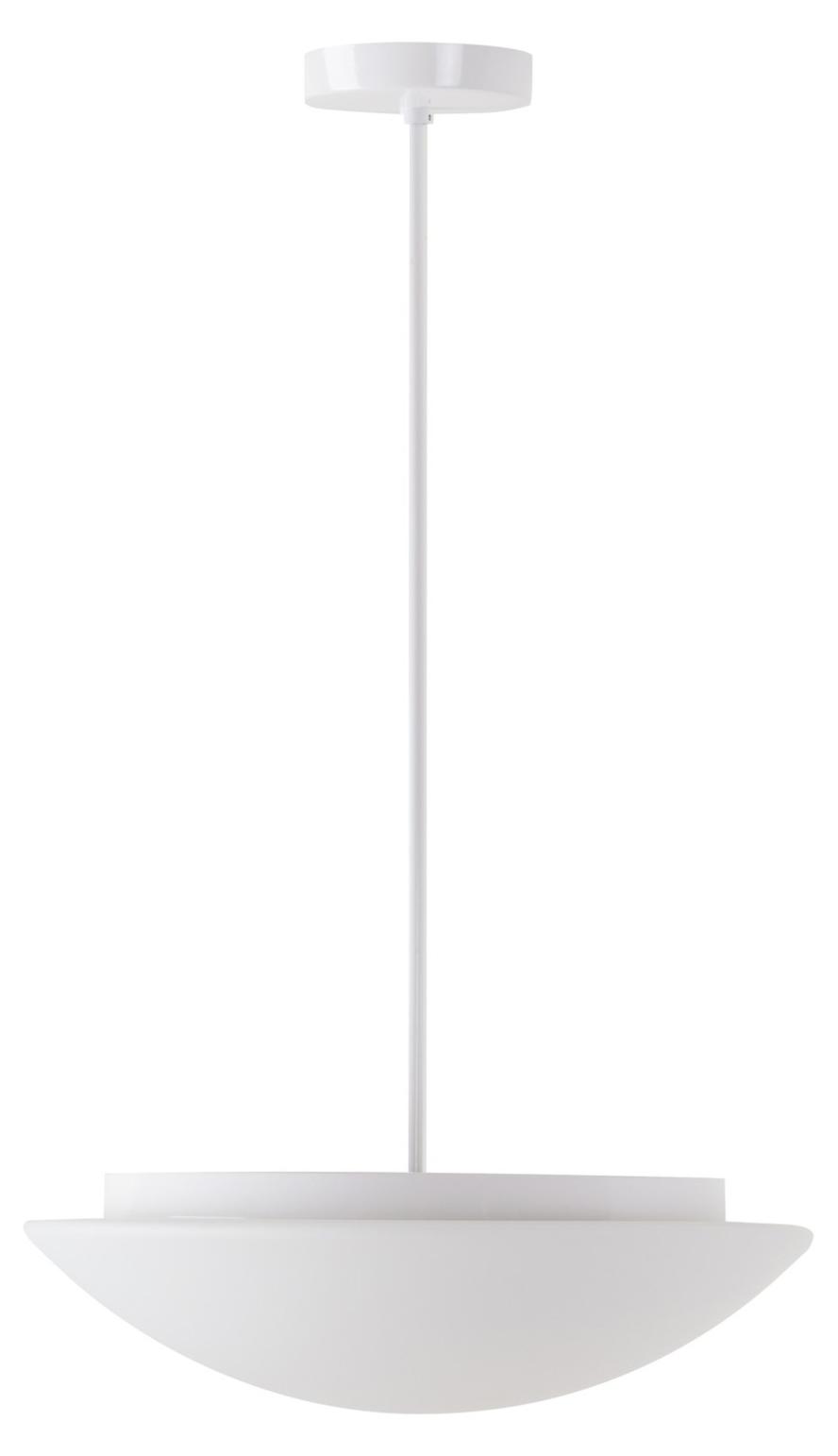 OSMONT AUR60478 AURA P4 Hängeleuchte aus Glas, weiß, Schutzart IP40, 3000 K, 20 W LED, DALI