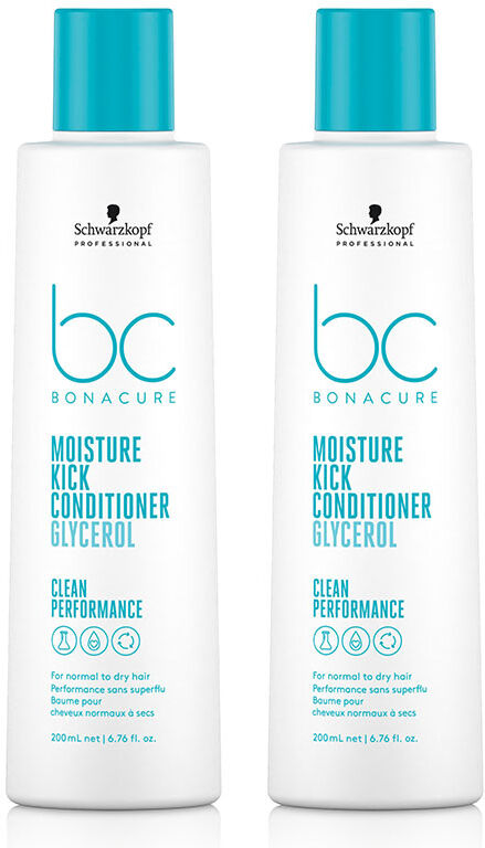 Schwarzkopf BC Clean Moisture Kick Conditioner 200ml Double