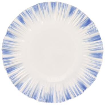viva by VIETRI Bari Blue and White Small Round Platter