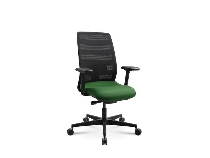 Tradingzone Air 3 Office Chair with 3D Armrests, Green, New, Ergonomic Chair — Ideal for Flexible Work