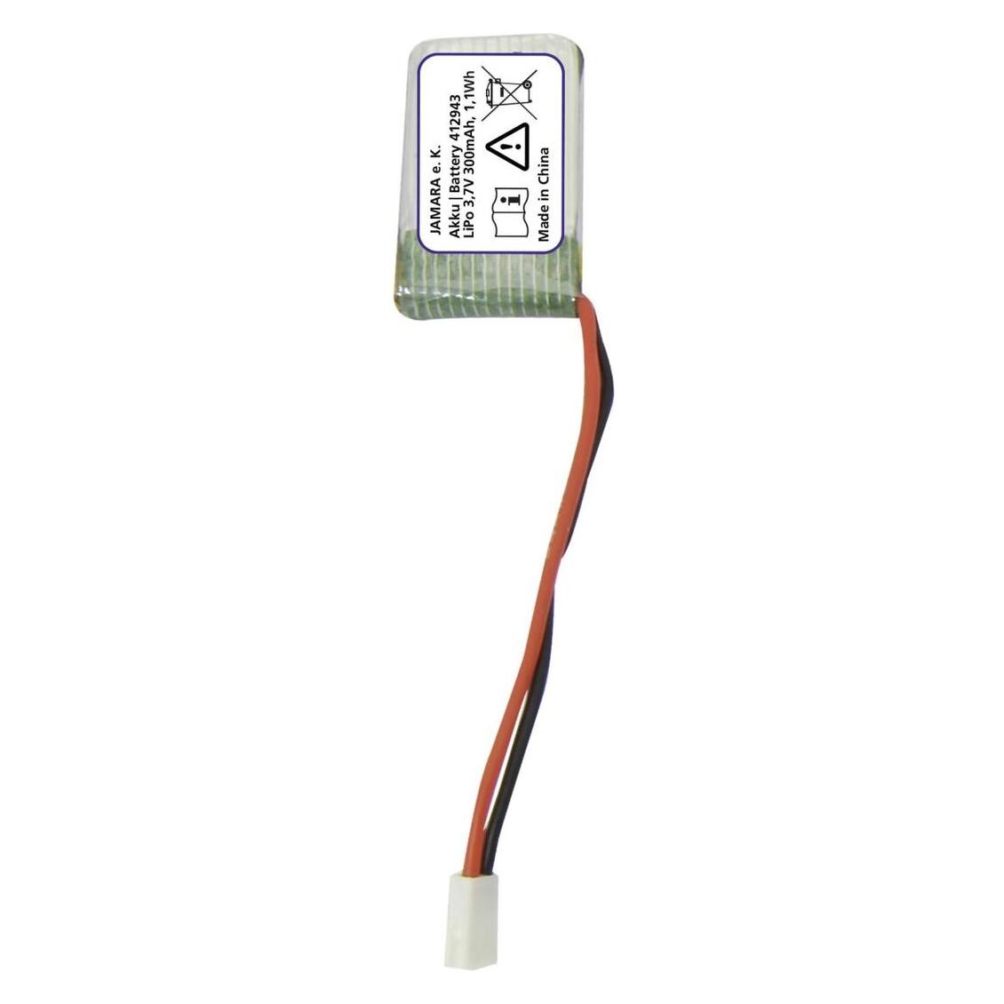 Jamara Akku Floater Heli Altitude Lipo 3,7V 300mAh 1,11Wh (300 mAh, 3.70 V) (412943)
