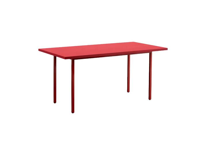 HAY Two-Colour eettafel 90x240 cm Maroon red-red