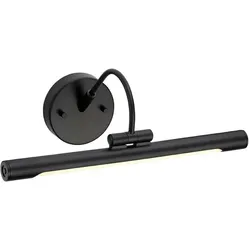 Elstead Lighting, Bilderleuchte + Spiegelleuchte, Alton LED Bilderleuchte 39cm Schwarz (318 lm)