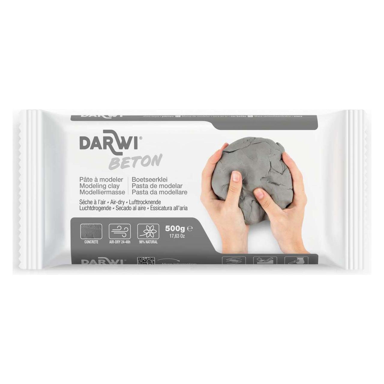 Darwi Modelling clay Beton 500gr (DA0820500000C)