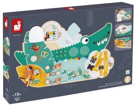 Panneau d'activités Busy Board Crocodile Tropik - Janod