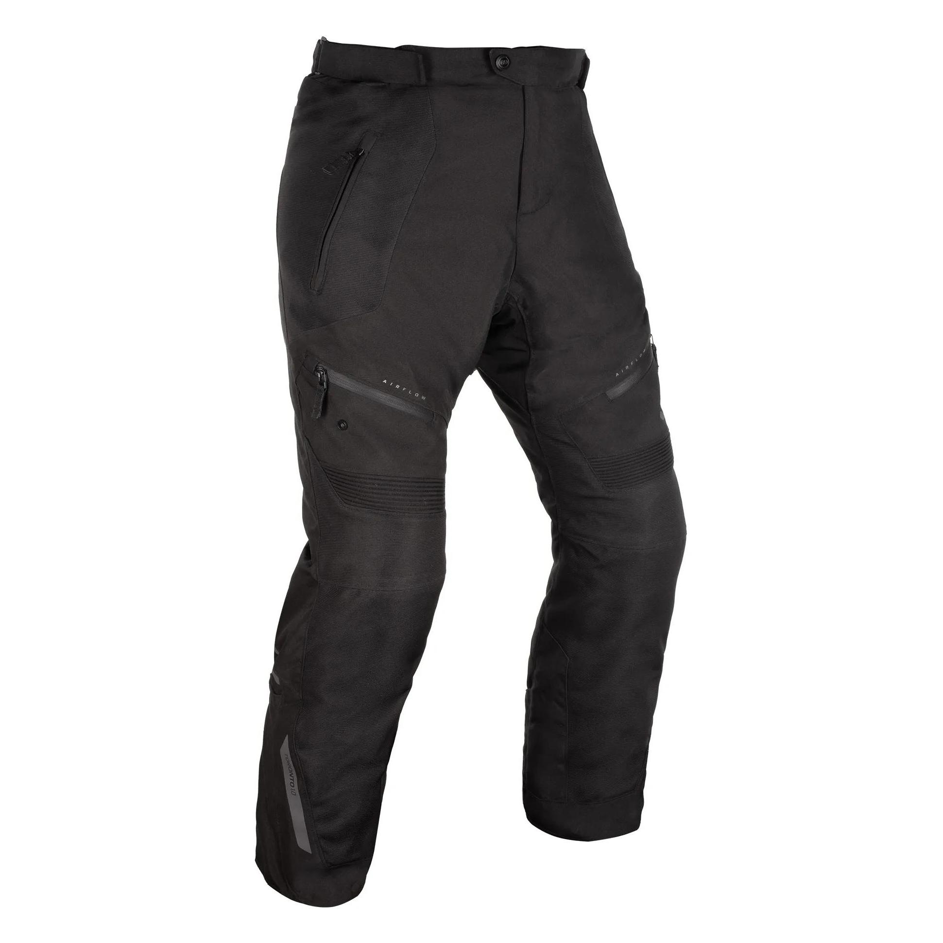 Oxford Herren Motorcycle Pant Toronto 1.0 Dry2Dry Motorradhose, Schwarz, S (Herren, Normalgrösse, S) (TM241101RS)