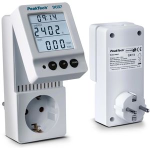 PeakTech Energiekostenmessgerät P 9037, 1 einstellbarer Stromtarif