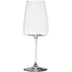 Zafferano Altopiano Weingläser 51cl, 6er-Set aus Kristallglas für Weißwein, modernes Design mit flachem Boden und optimaler Wärmedämmung.