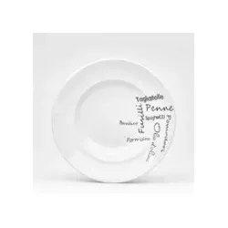 Pastateller ITALIA (D 27 cm) - weiß - D 27 cm