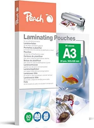 Peach PP500-02 Laminierfolien, 25 Stück