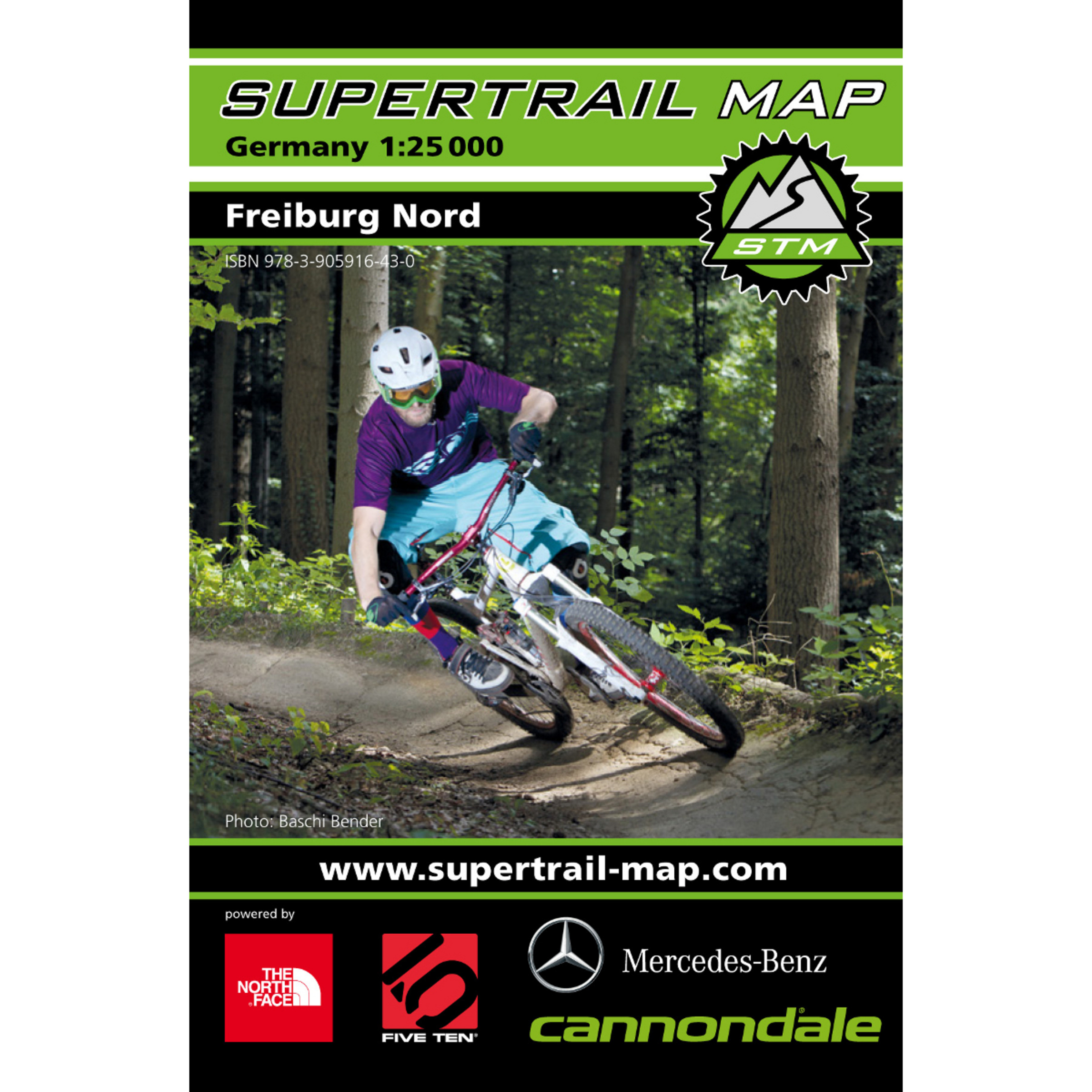 Supertrail Map Freiburg Nord - MTB Topografische Karten