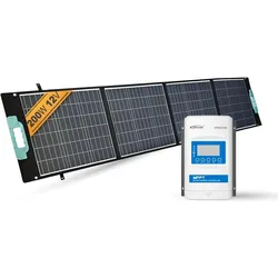 Enjoy solar, Solarpanel, Faltbares Solarmodul Gaia - 200W/12V Set (100 W, 5.80 kg)